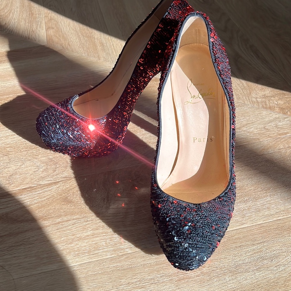 Christian Louboutin Sequin Pumps